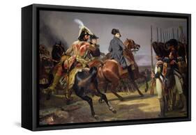 The Battle of Iena, 14th October 1806, 1836-Horace Vernet-Framed Stretched Canvas