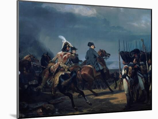 The Battle of Iena, 14th October 1806-Horace Vernet-Mounted Giclee Print