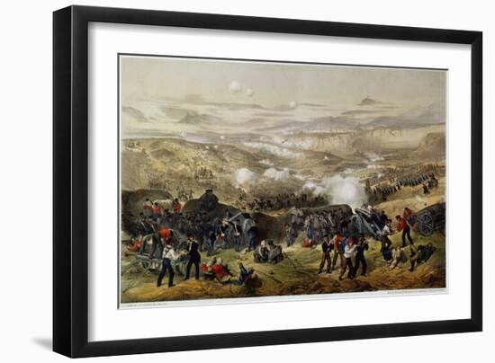The Battle of Inkerman on November 5, 1854, 1855-Andrew Maclure-Framed Giclee Print