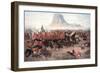 The Battle of Isandlwana: the Last Stand of the 24th Regiment of Foot (South Welsh Borderers)…-Charles Edwin Fripp-Framed Giclee Print