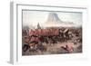 The Battle of Isandlwana: the Last Stand of the 24th Regiment of Foot (South Welsh Borderers)…-Charles Edwin Fripp-Framed Giclee Print