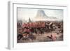 The Battle of Isandlwana: the Last Stand of the 24th Regiment of Foot (South Welsh Borderers)…-Charles Edwin Fripp-Framed Premium Giclee Print