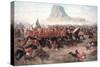 The Battle of Isandlwana: the Last Stand of the 24th Regiment of Foot (South Welsh Borderers)…-Charles Edwin Fripp-Stretched Canvas