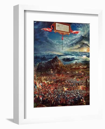 The Battle of Issos, November 333 BCE-Albrecht Altdorfer-Framed Giclee Print
