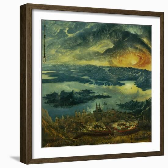 The Battle of Issus 333 V.Chr. (The Battle of Alexander), 1529. Camp of Tents-Albrecht Altdorfer-Framed Giclee Print