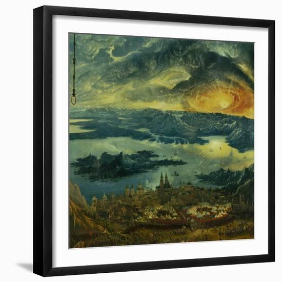 The Battle of Issus 333 V.Chr. (The Battle of Alexander), 1529. Camp of Tents-Albrecht Altdorfer-Framed Giclee Print