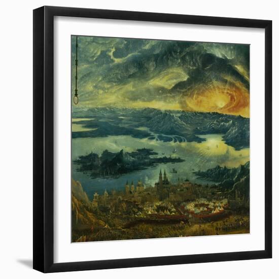 The Battle of Issus 333 V.Chr. (The Battle of Alexander), 1529. Camp of Tents-Albrecht Altdorfer-Framed Giclee Print