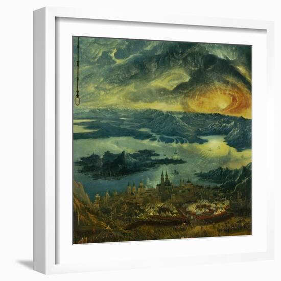 The Battle of Issus 333 V.Chr. (The Battle of Alexander), 1529. Camp of Tents-Albrecht Altdorfer-Framed Giclee Print