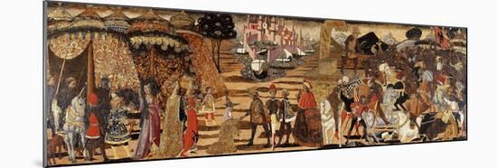 The Battle of Issus and the Family of Darius before Alexander-Giovanni Di Ser Giovanni Scheggia-Mounted Giclee Print