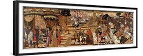 The Battle of Issus and the Family of Darius before Alexander-Giovanni Di Ser Giovanni Scheggia-Framed Premium Giclee Print