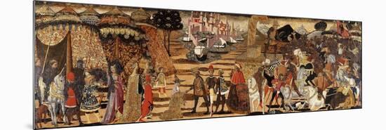 The Battle of Issus and the Family of Darius before Alexander-Giovanni Di Ser Giovanni Scheggia-Mounted Premium Giclee Print