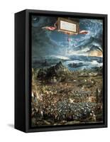 The Battle of Issus, or the Victory of Alexander the Great-Albrecht Altdorfer-Framed Stretched Canvas