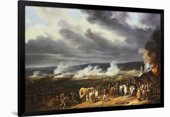 The Battle of Jemappes, 1792-Horace Vernet-Framed Giclee Print