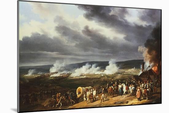 The Battle of Jemappes, 1792-Horace Vernet-Mounted Giclee Print