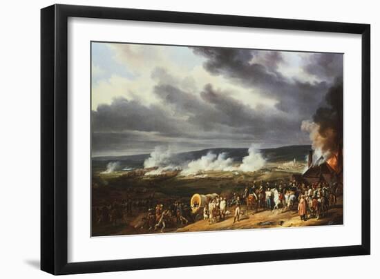 The Battle of Jemappes, 1792-Horace Vernet-Framed Premium Giclee Print