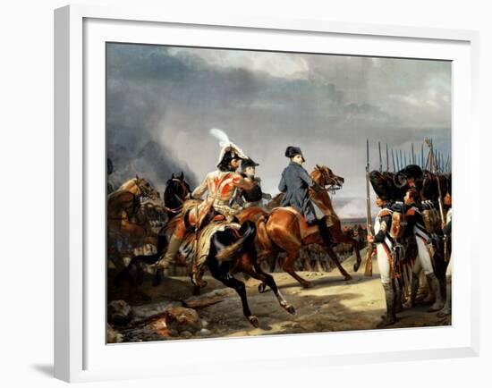 The Battle of Jena on 14 October 1806-Horace Vernet-Framed Giclee Print