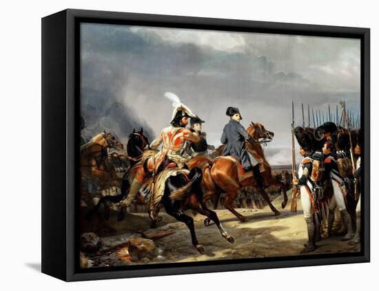 The Battle of Jena on 14 October 1806-Horace Vernet-Framed Stretched Canvas