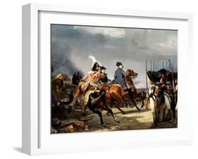 The Battle of Jena on 14 October 1806-Horace Vernet-Framed Giclee Print