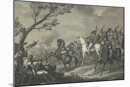 The Battle of Jena or Death of the Duke of Brunswick-Antoine Charles Horace Vernet-Mounted Giclee Print
