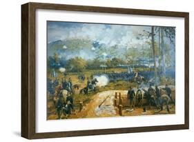 The Battle of Kenesaw Mountain, 27th June 1864-American School-Framed Giclee Print