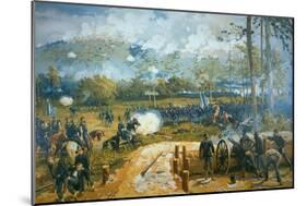 The Battle of Kenesaw Mountain, 27th June 1864-American School-Mounted Giclee Print