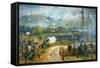 The Battle of Kenesaw Mountain, 27th June 1864-American School-Framed Stretched Canvas