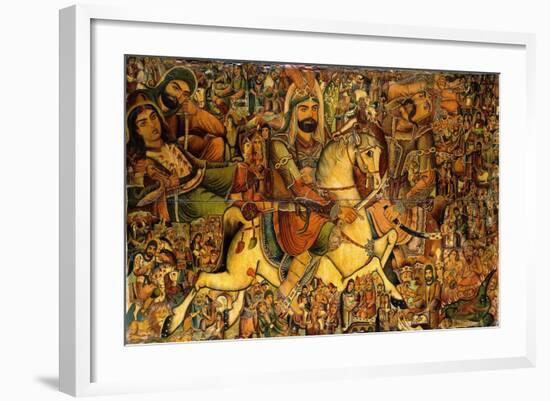 The Battle of Kerbala, 19th Century-null-Framed Giclee Print