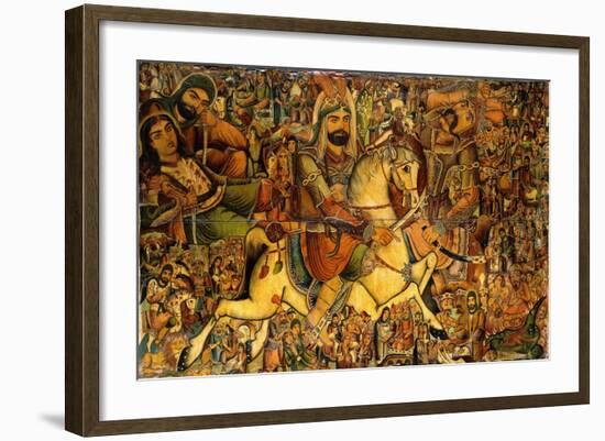 The Battle of Kerbala, 19th Century-null-Framed Giclee Print