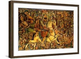 The Battle of Kerbala, 19th Century-null-Framed Giclee Print