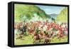 The Battle of Killiecrankie (Oil on Canvas)-Terence Cuneo-Framed Stretched Canvas