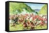 The Battle of Killiecrankie (Oil on Canvas)-Terence Cuneo-Framed Stretched Canvas