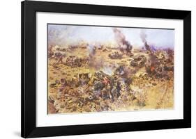 The Battle of Knightsbridge, 1942-Terence Cuneo-Framed Premium Giclee Print