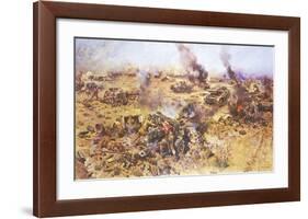 The Battle of Knightsbridge, 1942-Terence Cuneo-Framed Premium Giclee Print