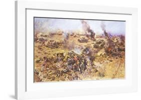 The Battle of Knightsbridge, 1942-Terence Cuneo-Framed Premium Giclee Print