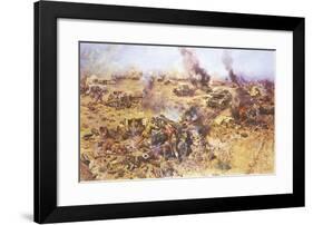 The Battle of Knightsbridge, 1942-Terence Cuneo-Framed Premium Giclee Print