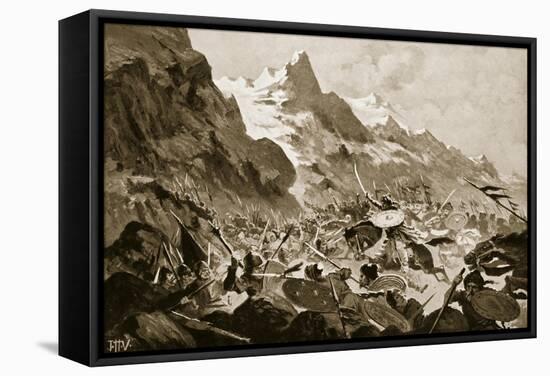 The Battle of Kosovo-John Harris Valda-Framed Stretched Canvas