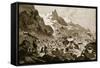 The Battle of Kosovo-John Harris Valda-Framed Stretched Canvas