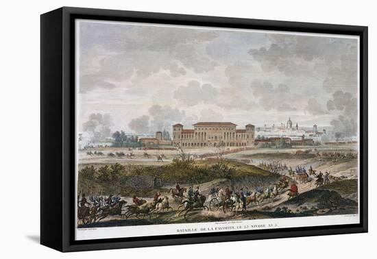 The Battle of La Favorite, Italy, 25 Nivose, Year 5 (January 1797)-Jean Duplessis-bertaux-Framed Stretched Canvas