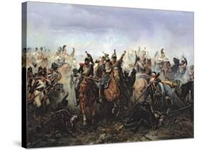 The Battle of La Fere-Champenoise, on the 25th March 1814, 1891-Bogdan Willewalde-Stretched Canvas