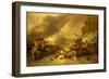 The Battle of La Hogue, 23 May 1692, 1836 (Oil on Canvas)-George the Elder Chambers-Framed Giclee Print