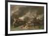 The Battle of La Hogue, c.1778-Benjamin West-Framed Giclee Print