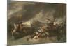 The Battle of La Hogue, c.1778-Benjamin West-Mounted Giclee Print