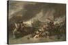 The Battle of La Hogue, c.1778-Benjamin West-Stretched Canvas