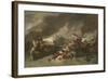 The Battle of La Hogue, c.1778-Benjamin West-Framed Giclee Print