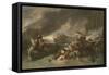 The Battle of La Hogue, c.1778-Benjamin West-Framed Stretched Canvas