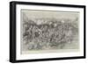 The Battle of Ladysmith, Major Wing and His Men Saving the Guns of the 69th Battery-Melton Prior-Framed Giclee Print