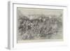 The Battle of Ladysmith, Major Wing and His Men Saving the Guns of the 69th Battery-Melton Prior-Framed Giclee Print