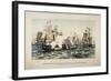 The Battle of Lake Erie, Commodore O.H. Perry's Victory, 1878-J. P. Newell-Framed Giclee Print