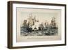 The Battle of Lake Erie, Commodore O.H. Perry's Victory, 1878-J. P. Newell-Framed Giclee Print