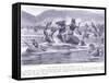 The Battle of Lake Trasimenus 21 BC-George Derville Rowlandson-Framed Stretched Canvas